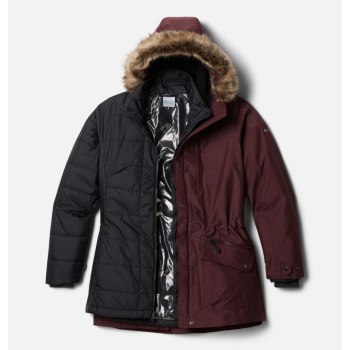 Columbia Ženske Jakne - Carson Pass Interchange Plus Size Bordo | TULZ-90785